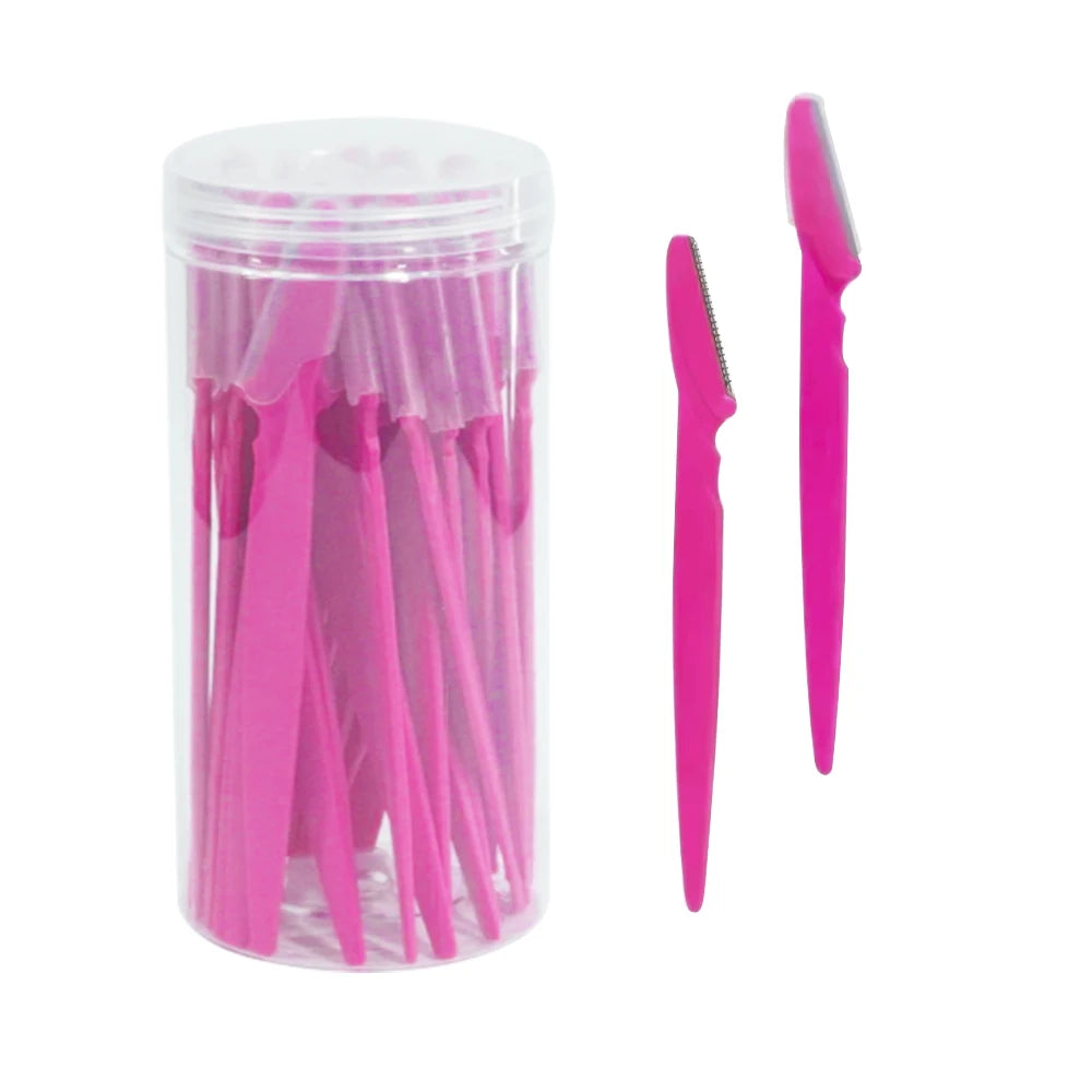 Eyebrow razors for precise & gentle facial care 30-pack
