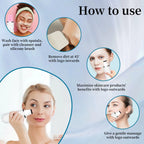 Electric facial cleanser with vibration and deep cleansing
