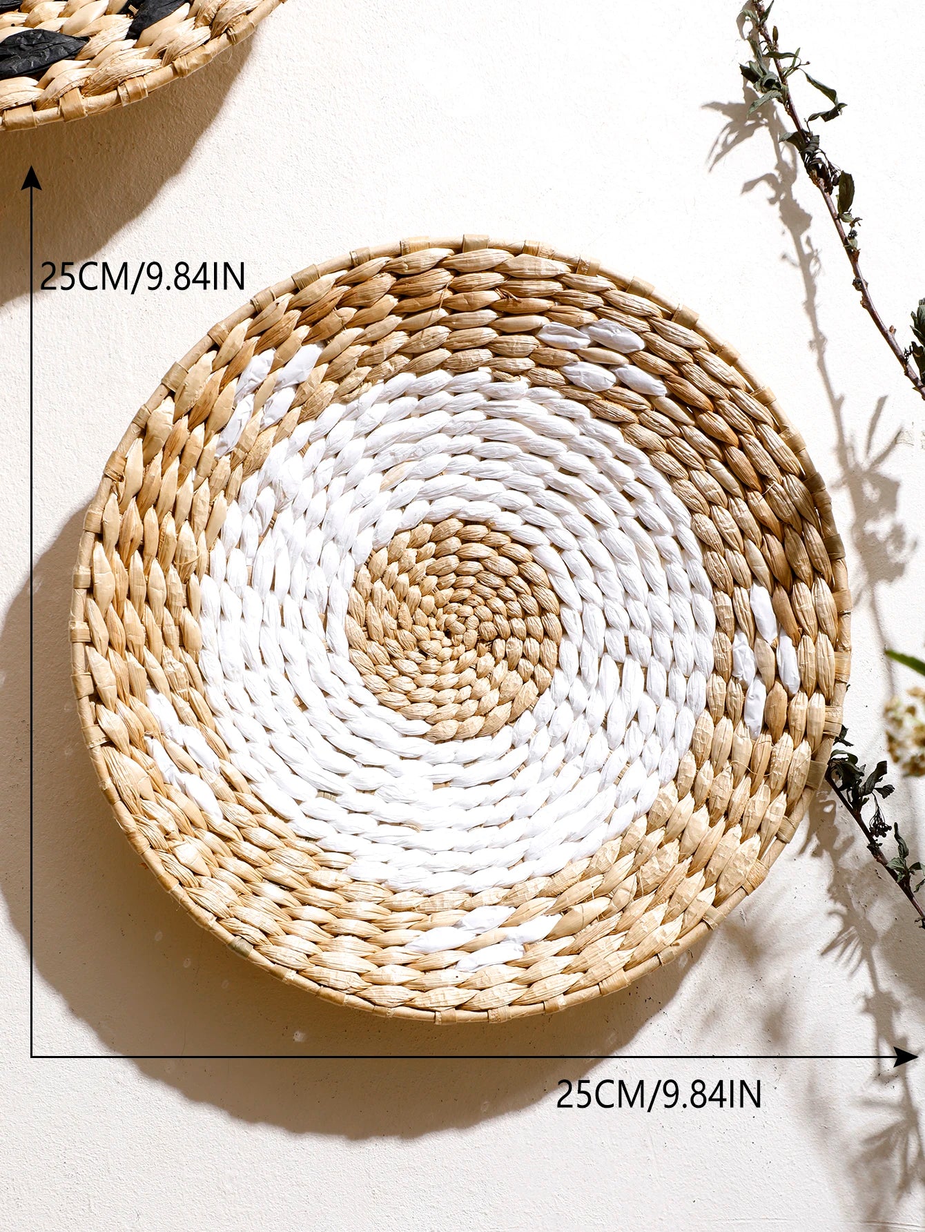 Väggdekoration i sjögräs