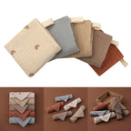 Mjuka babyhanddukar i bomull - 5-pack