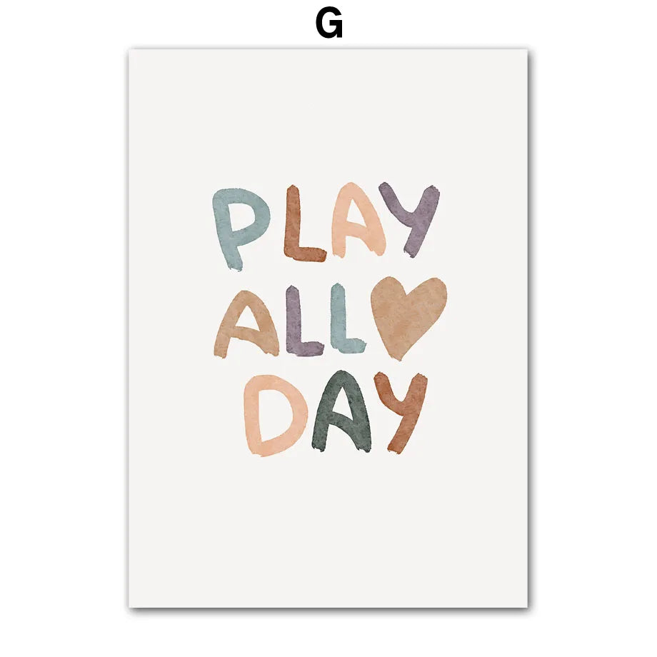 Väggkonst till barnrum