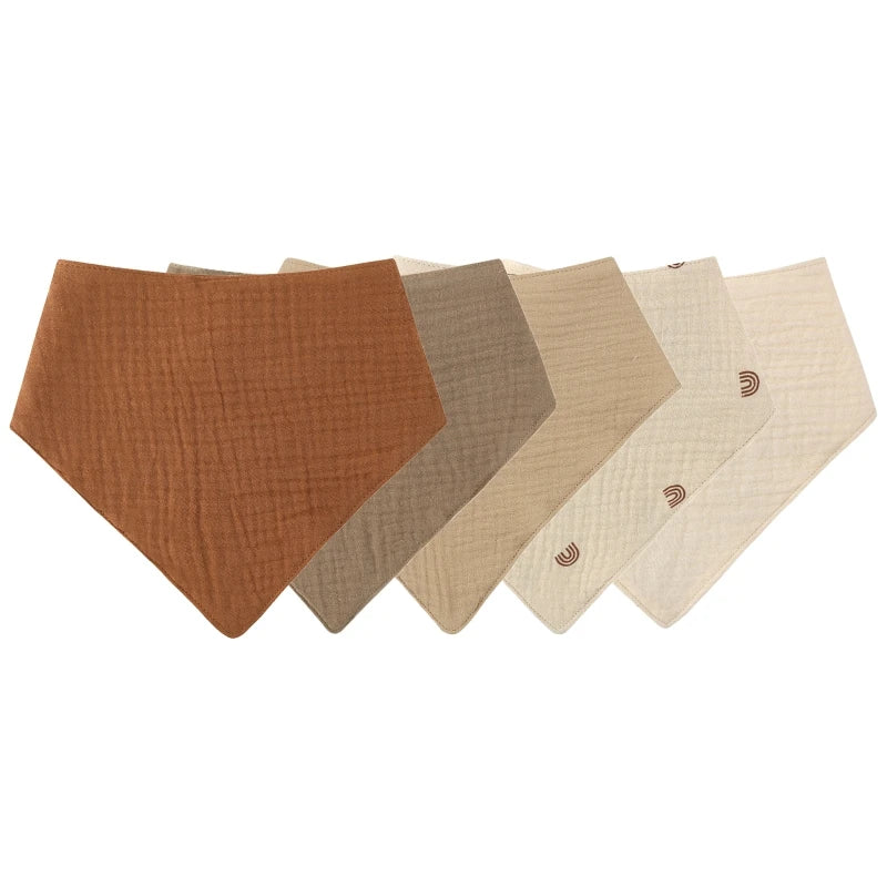 Mjuka haklappar i bomull i set med 3–5