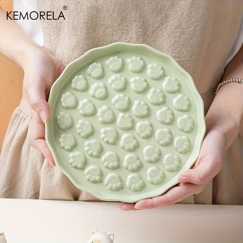 Keramisk slow feed matskål