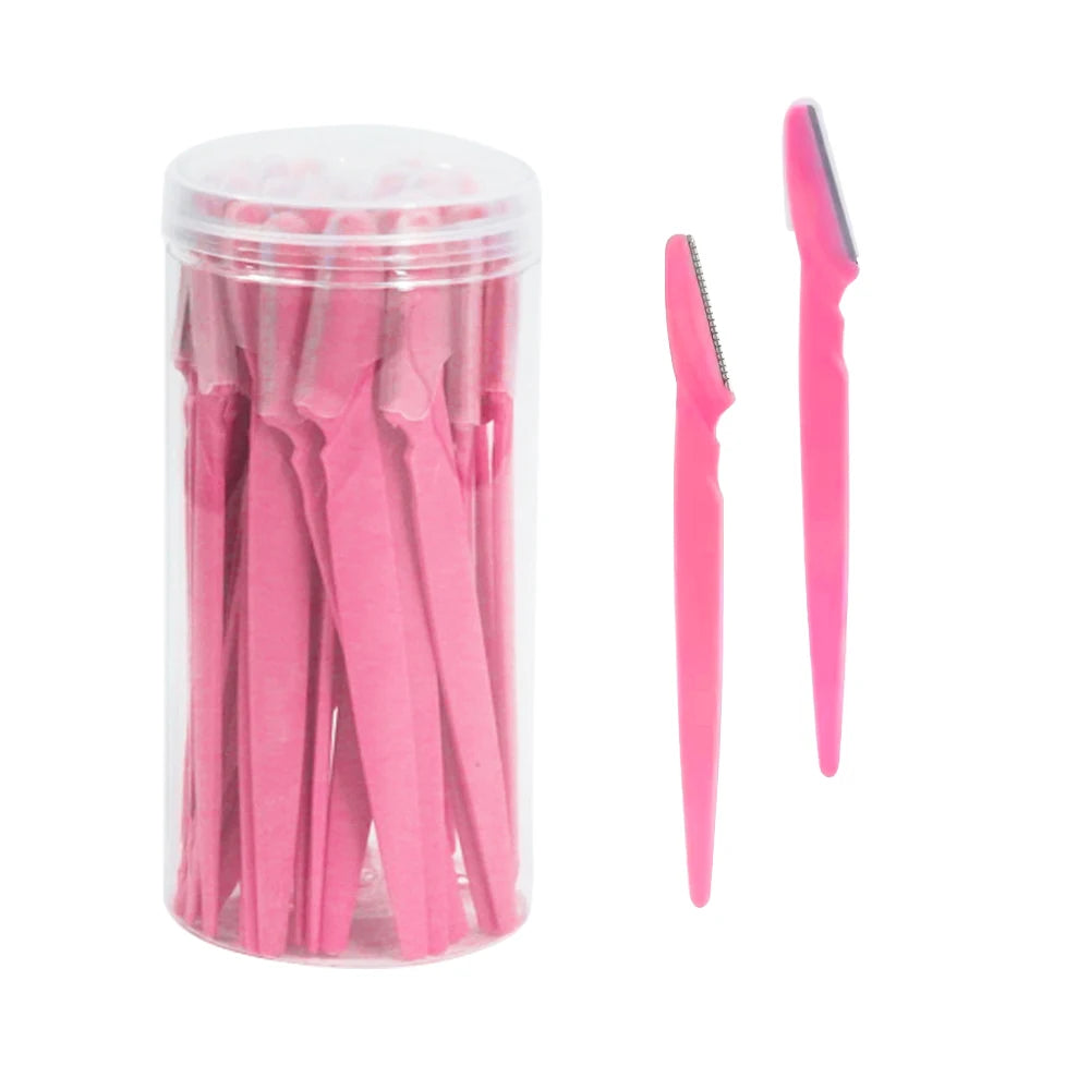 Eyebrow razors for precise & gentle facial care 30-pack