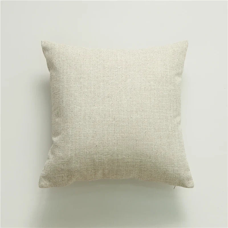 Elegant kuddfodral i linnelook