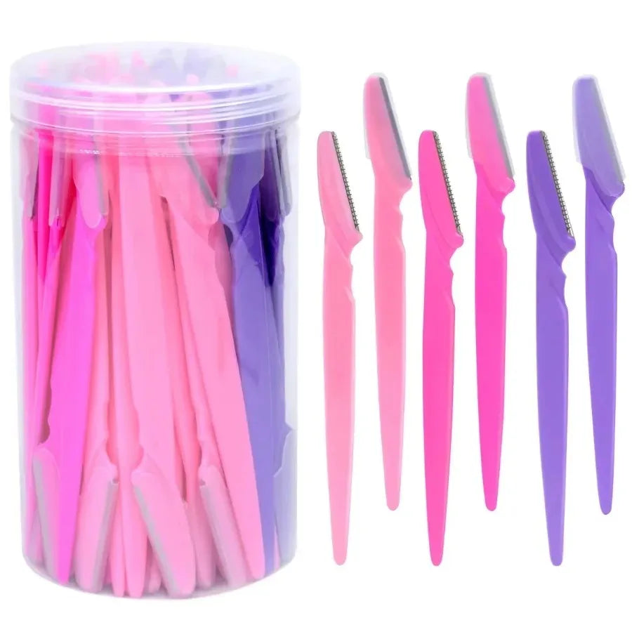 Eyebrow razors for precise & gentle facial care 30-pack