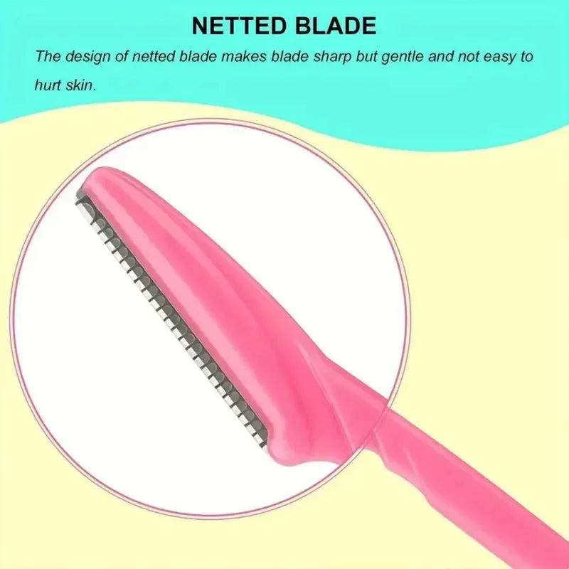 Eyebrow razors for precise & gentle facial care 30-pack