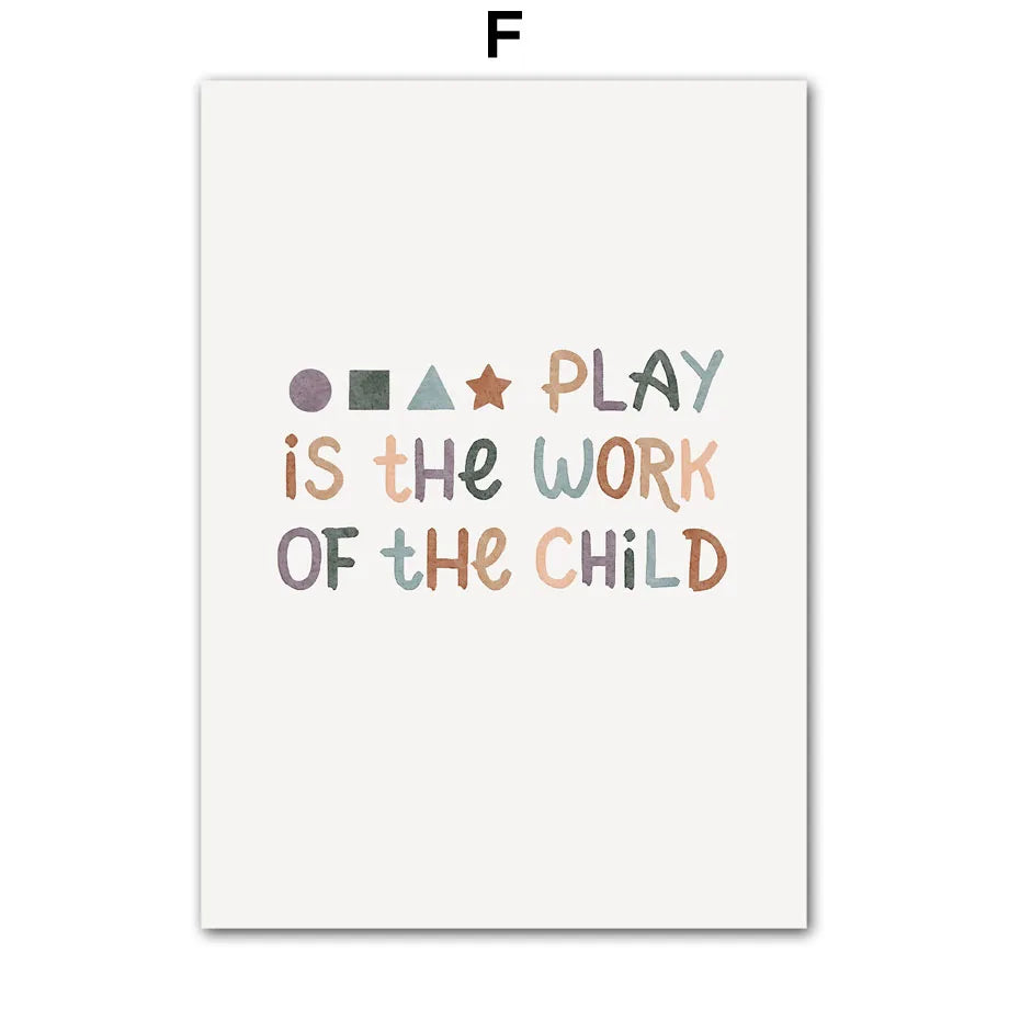 Väggkonst till barnrum