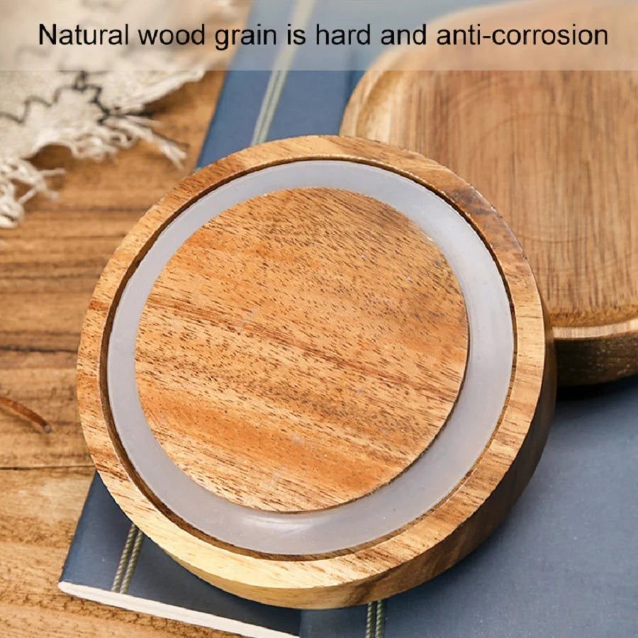 Glasburk med lufttätt trälock