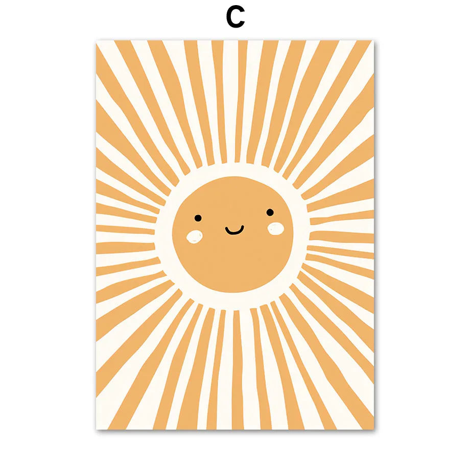 Söta & lärorika posters för barnrummet