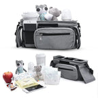 Large capacity stroller storage bag