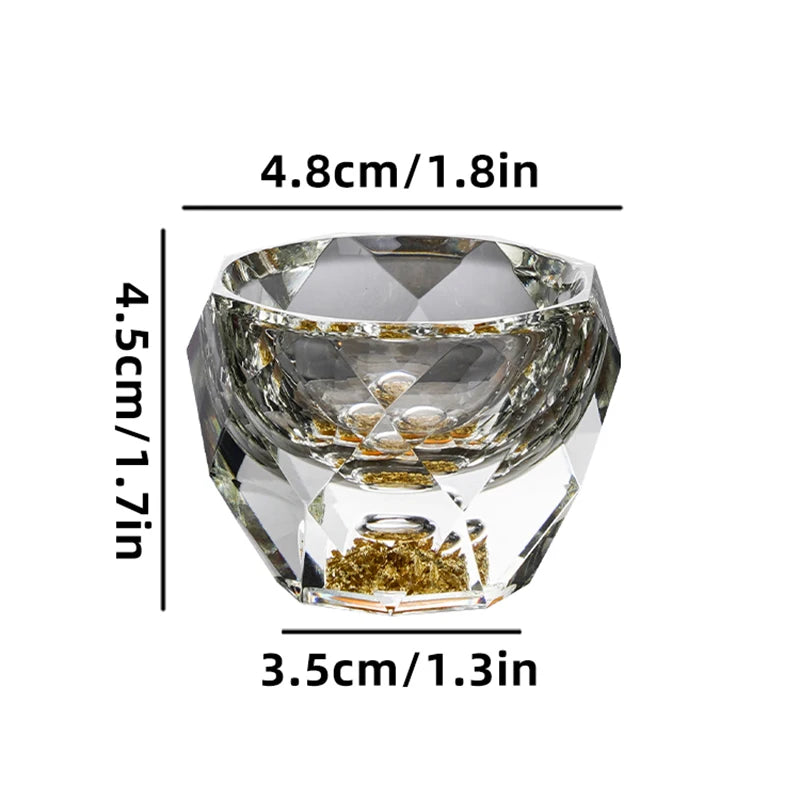 Exklusivt glas med dubbel botten