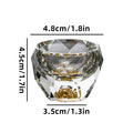 Exclusive double-bottom glass