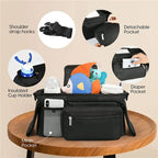 Large capacity stroller storage bag