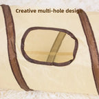 Hopfällbar lektunnel för nyfikna och lekfulla katter