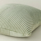 Lyxigt kuddfodral i randig manchester