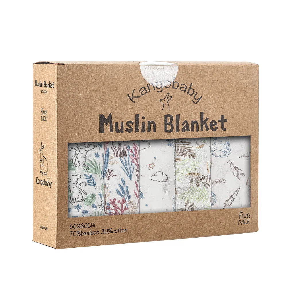 Mjuka haklappar i muslin