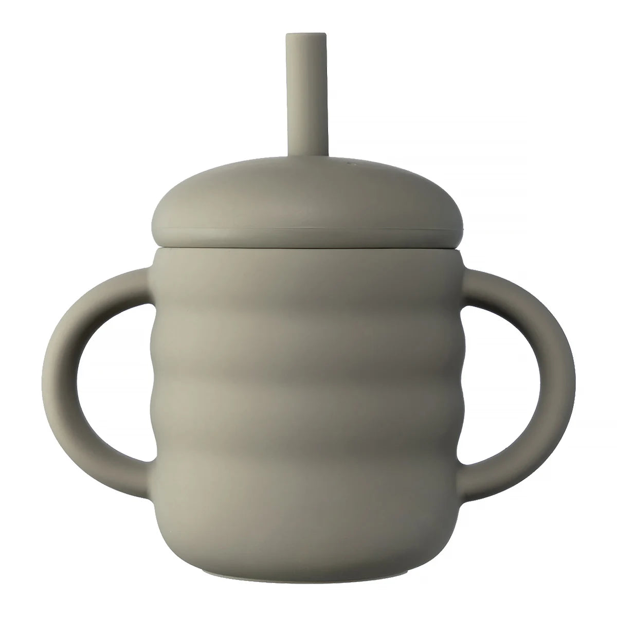 Silikonkopp med sugrör