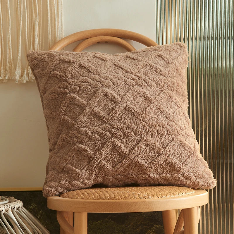 Plush pillowcase