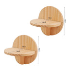 Vägghängd kattmöbel i trä