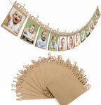 Fotobanner från första födelsedagen