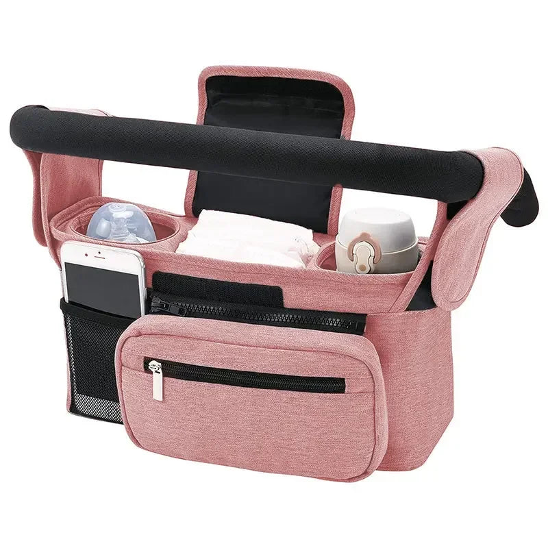 Large capacity stroller storage bag