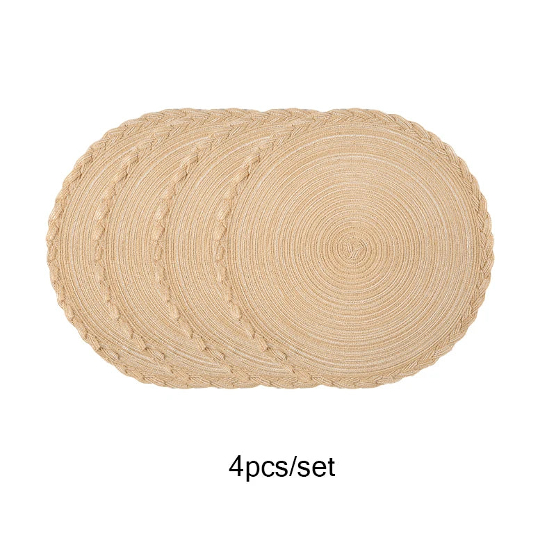 Runda bordstabletter 4-pack