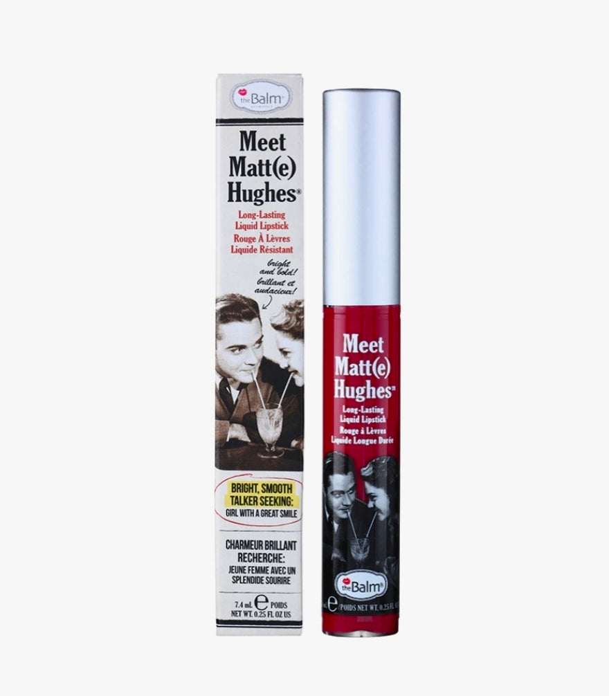 Flytande läppstift med matt finish, Meet Matt(e) Hughes, The balm