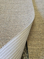 Svensktillverkad måttbeställd sisalmatta 🇸🇪 - Kjellbergs Sisal Boucle Sand