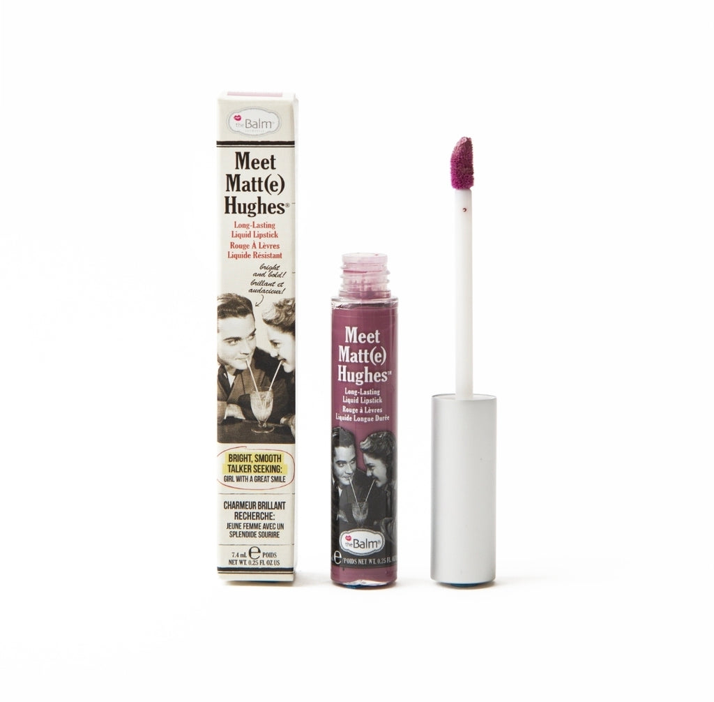 Flytande läppstift med matt finish, Meet Matt(e) Hughes, The balm