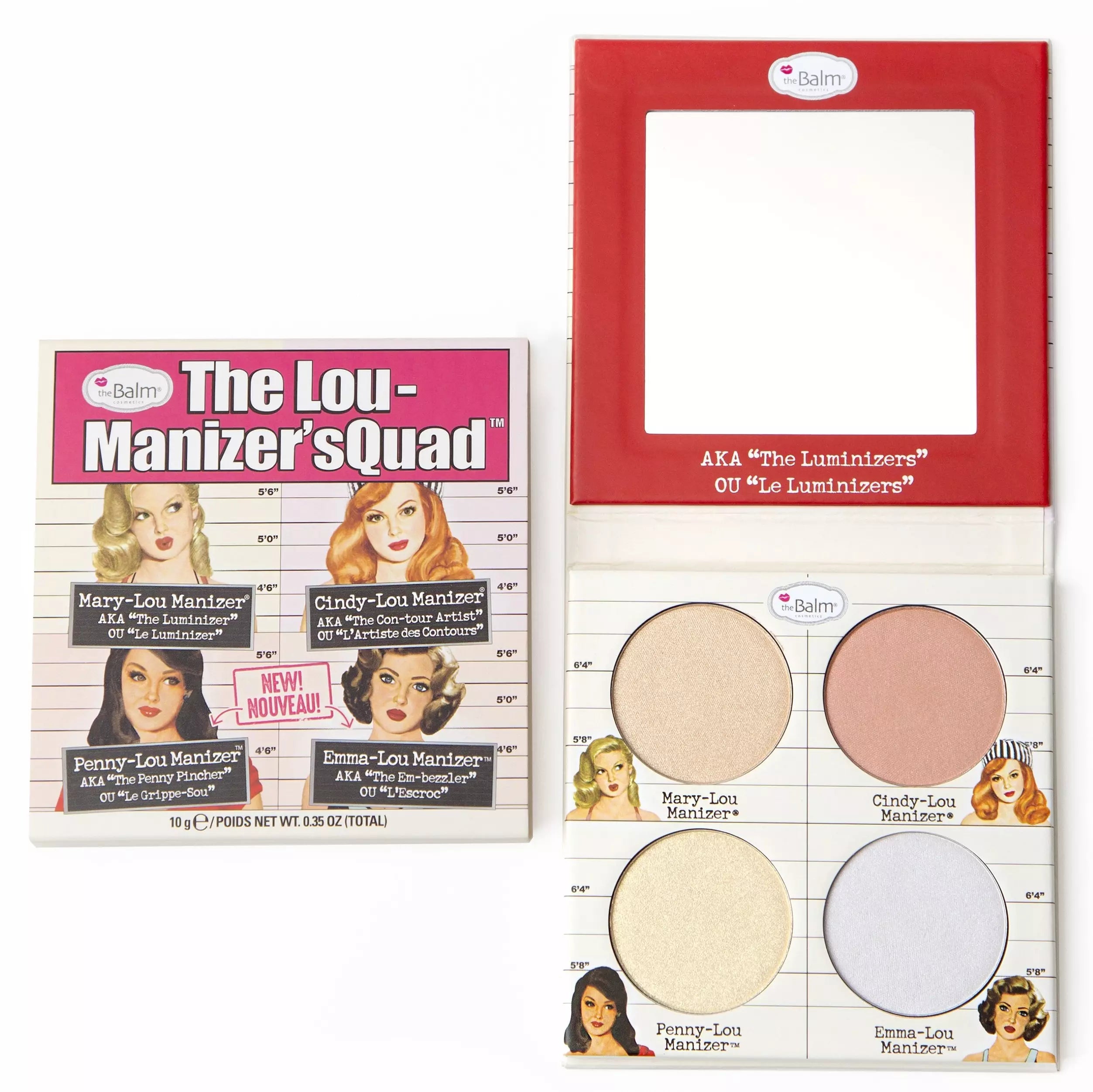 The Lou-Manizer’s Squad - Highlighter-, Bronzer- och Rougepalett