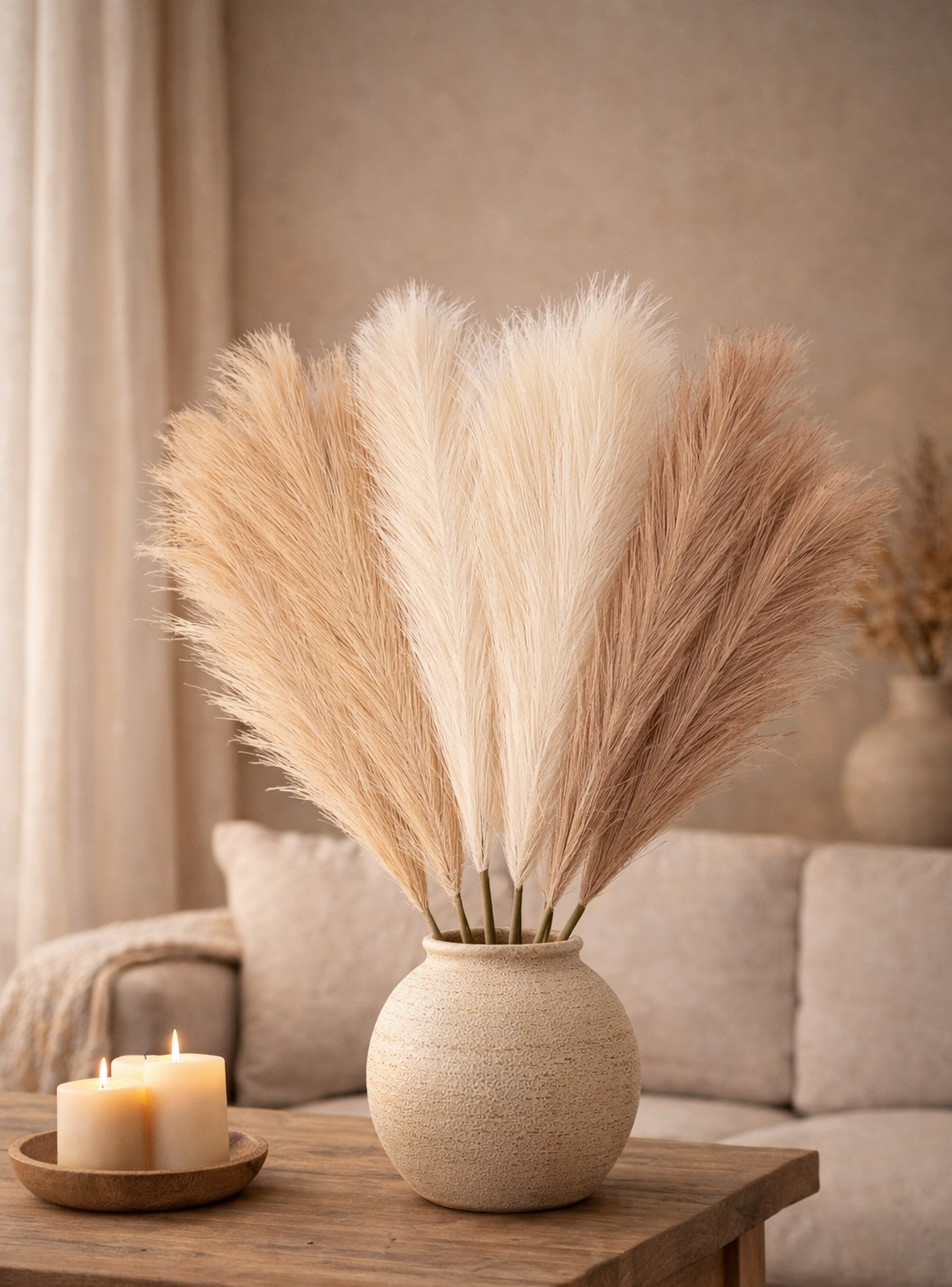Konstgjort pampasgräs